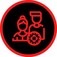 Focus Group Creative Icon Design vector