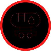 Tanker Truck Creative Icon Design vector