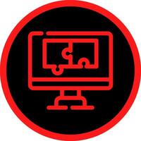 Puzzle Creative Icon Design vector