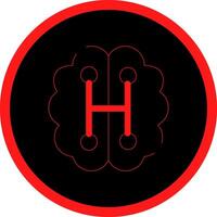 Humanoid Robot Creative Icon Design vector