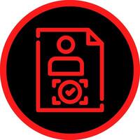 Approval Creative Icon Design vector