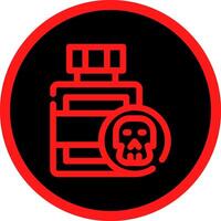 Poison Creative Icon Design vector