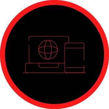 Multi Platform Creative Icon Design vector