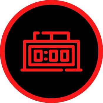 Clock Creative Icon Design vector