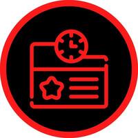 Project Deadline Creative Icon Design vector