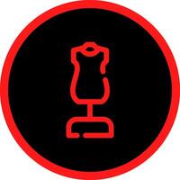 Mannequin Creative Icon Design vector