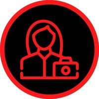 Photographer Creative Icon Design vector