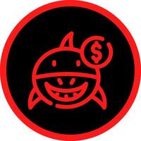 Loan Shark Creative Icon Design vector