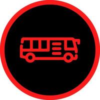 Bus Creative Icon Design vector