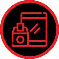 Online Voting Creative Icon Design vector