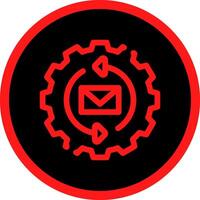 Marketing Automation Creative Icon Design vector