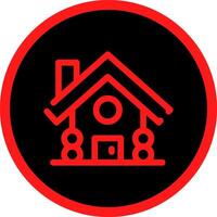 Cabin Creative Icon Design vector