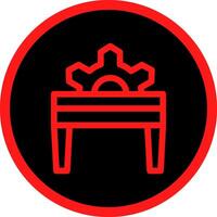 Table Saw Creative Icon Design vector