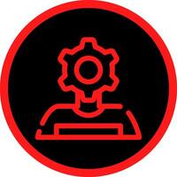 diseño de icono creativo de soporte técnico vector