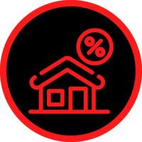 Home Mortgage Creative Icon Design vector