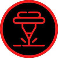 Laser Creative Icon Design vector