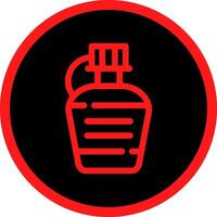 Water Bottle Creative Icon Design vector