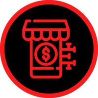 diseño de icono creativo de comercio electrónico vector