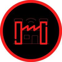 Smart Factory Creative Icon Design vector