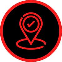 Correct Creative Icon Design vector