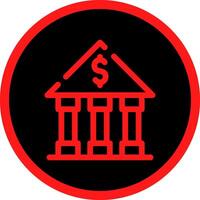 Bank Creative Icon Design vector