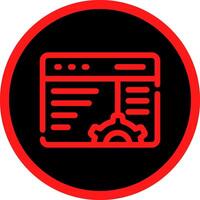 Browser Creative Icon Design vector