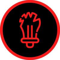 Bulb Creative Icon Design vector