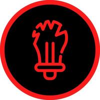 Bulb Creative Icon Design vector