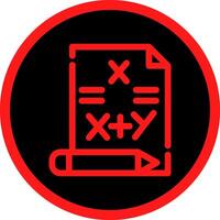 Maths Creative Icon Design vector
