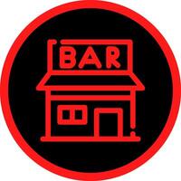Bar Creative Icon Design vector
