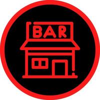 Bar Creative Icon Design vector