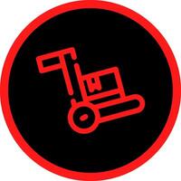 Trolley Creative Icon Design vector