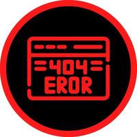 Diseño de icono creativo de error 404 vector