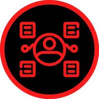 User Predictions Creative Icon Design vector