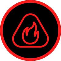 Flame Creative Icon Design vector