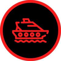 Ship Creative Icon Design vector