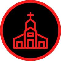 diseño de icono creativo de iglesia vector