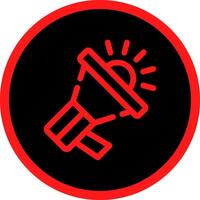 Megaphone Creative Icon Design vector
