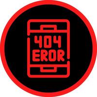 Error Creative Icon Design vector