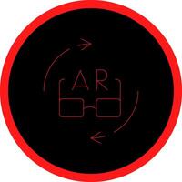 Ar Glasses Creative Icon Design vector