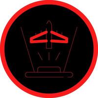 Ar Flight Training Creative Icon Design vector