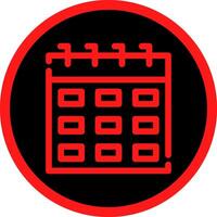 Calendar Creative Icon Design vector