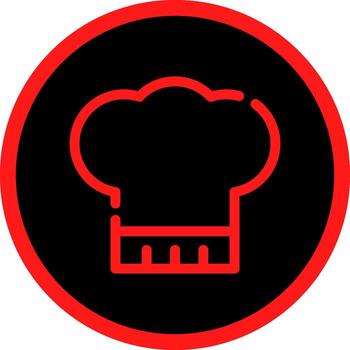Chef Hat Creative Icon Design vector