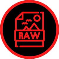Raw Creative Icon Design vector