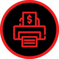 Printer Creative Icon Design vector