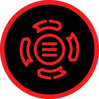 Circle Arrow Process Creative Icon Design vector