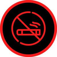 Smoking Area Creative Icon Design vector