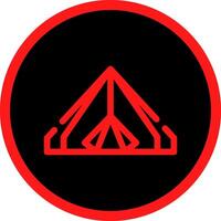 Camping Creative Icon Design vector