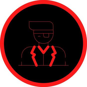 Eye Patch Creative Icon Design vector