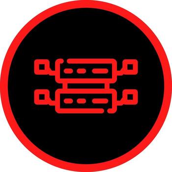 diseño de icono creativo de base de datos vector